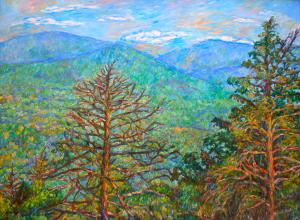 Blue Ridge Parkway Artist is Happy to See work done on the Solar Unit and A Fat Visitor...